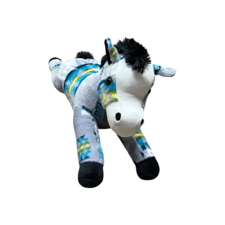 PSA-LHRS - Stuffed Lying Horse - Gray