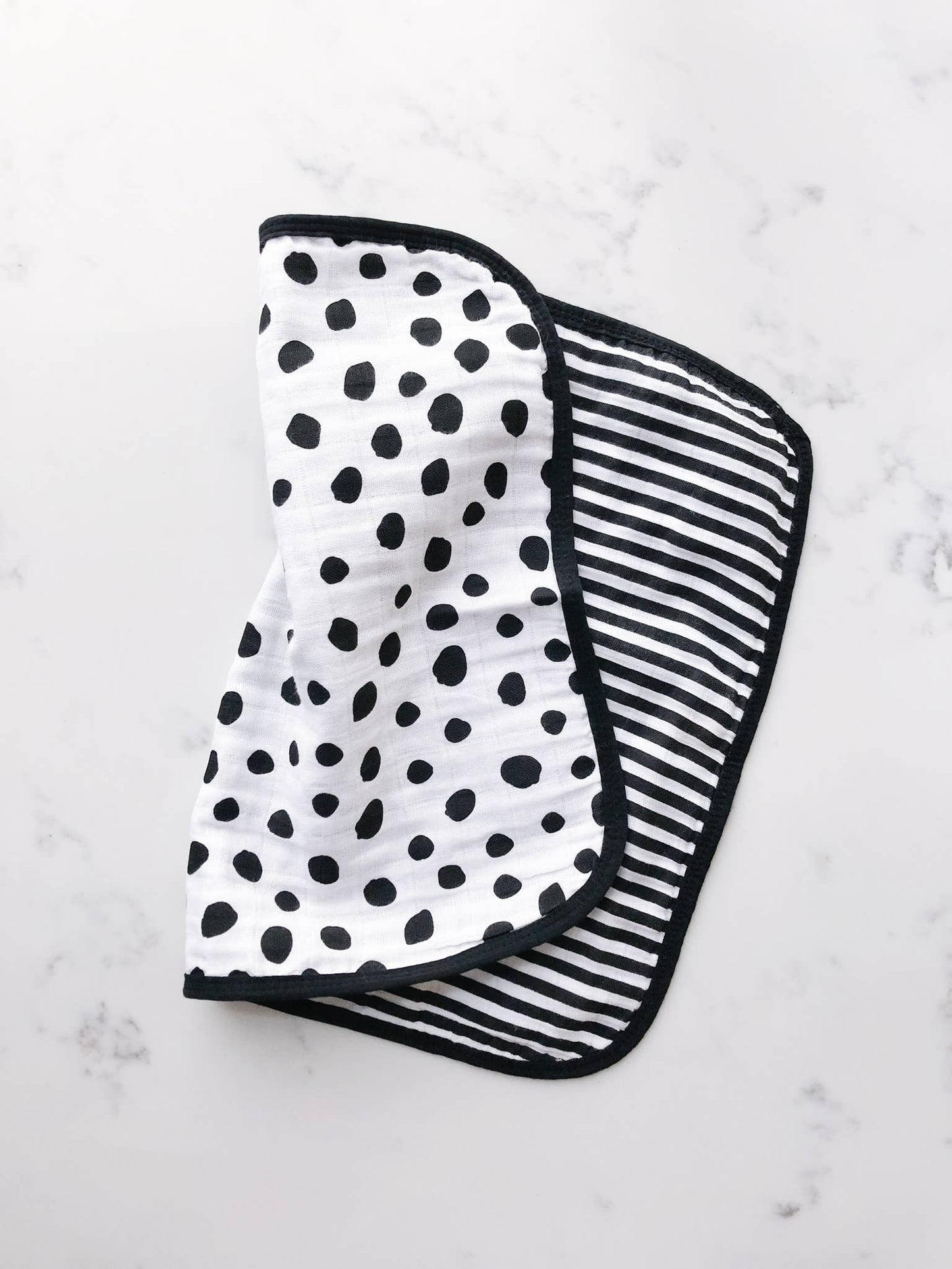 Burp Cloth Spots + Stripes