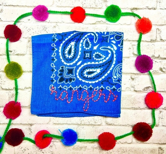 The Funky Soul - Rangers Embroidered Bandana