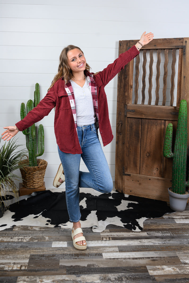 Corduroy Flannel Jacket