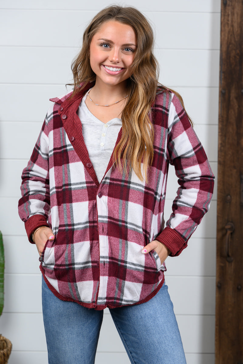 Corduroy Flannel Jacket