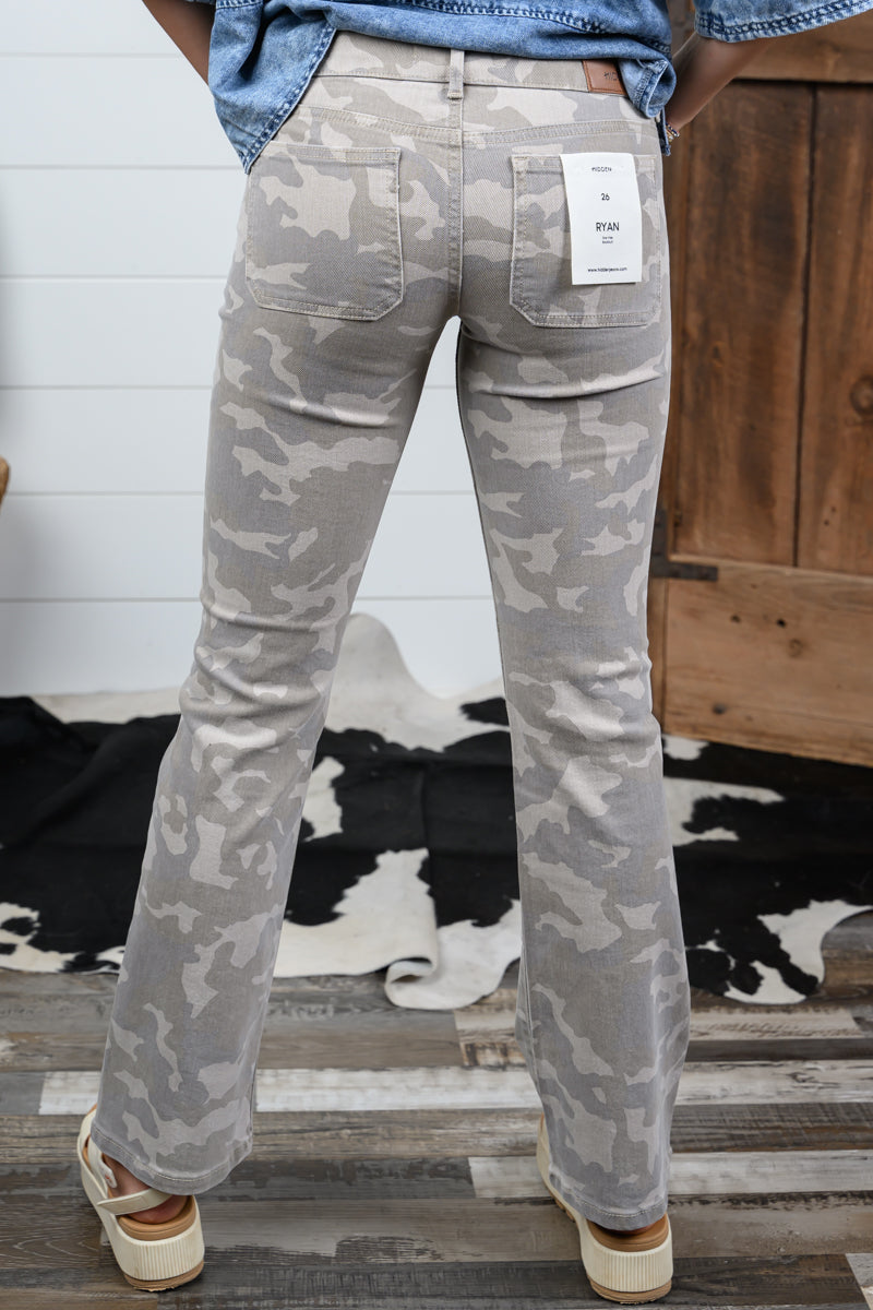 Tan Camo Ryan Bootcut
