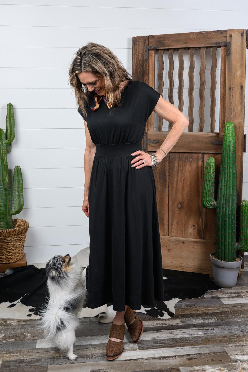 Black Knit Dress