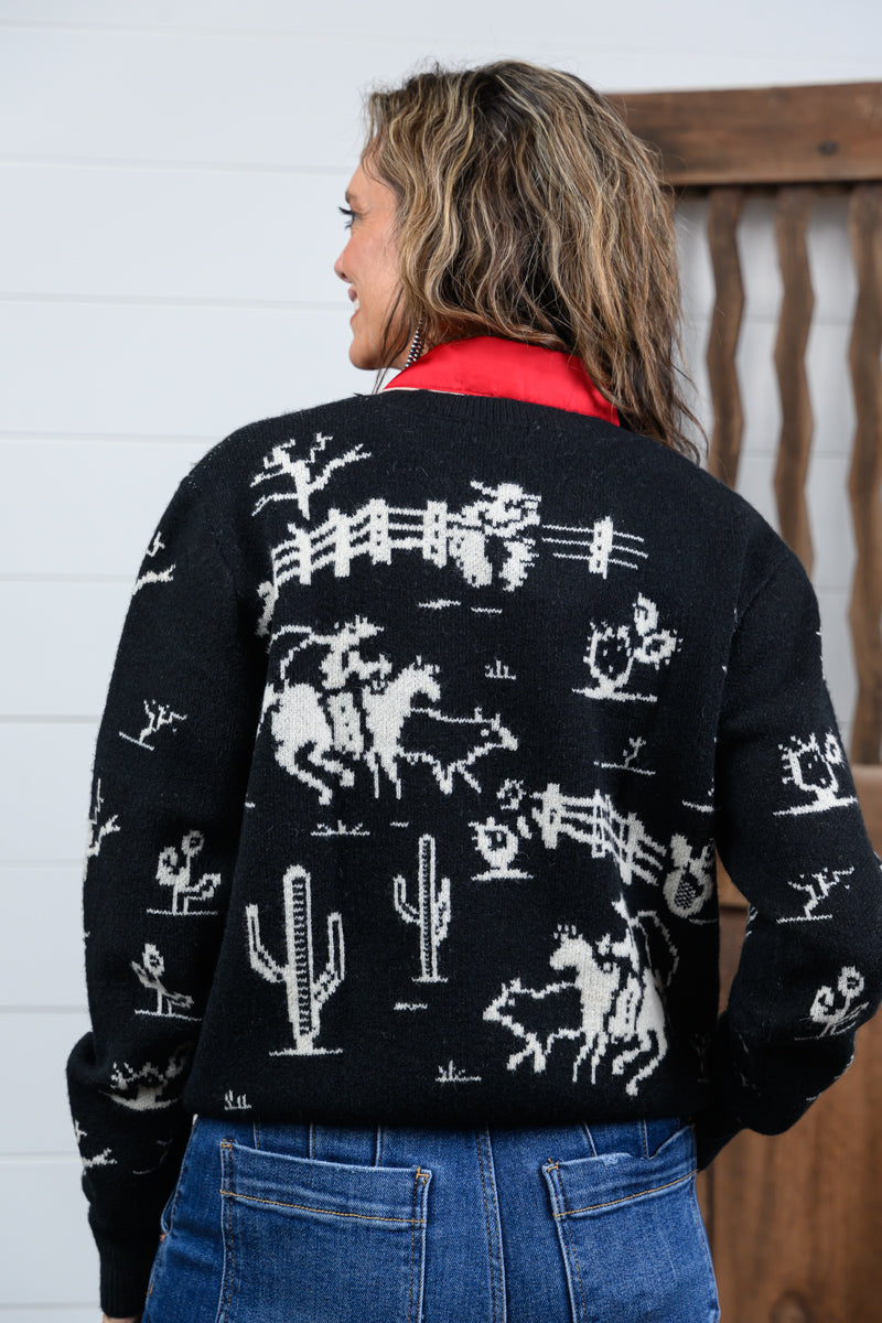 Black Rancho Freeman Sweater