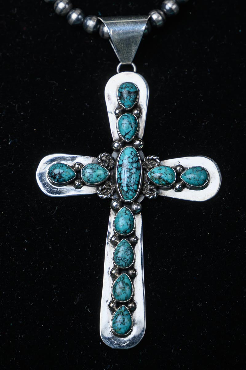 Turquoise Cross Pendant