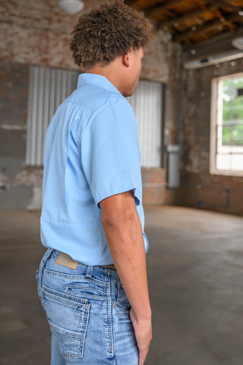Game Guard Men’s Short Sleeve Rainwater Shirt – Lightweight Outdoor Performance Shirt