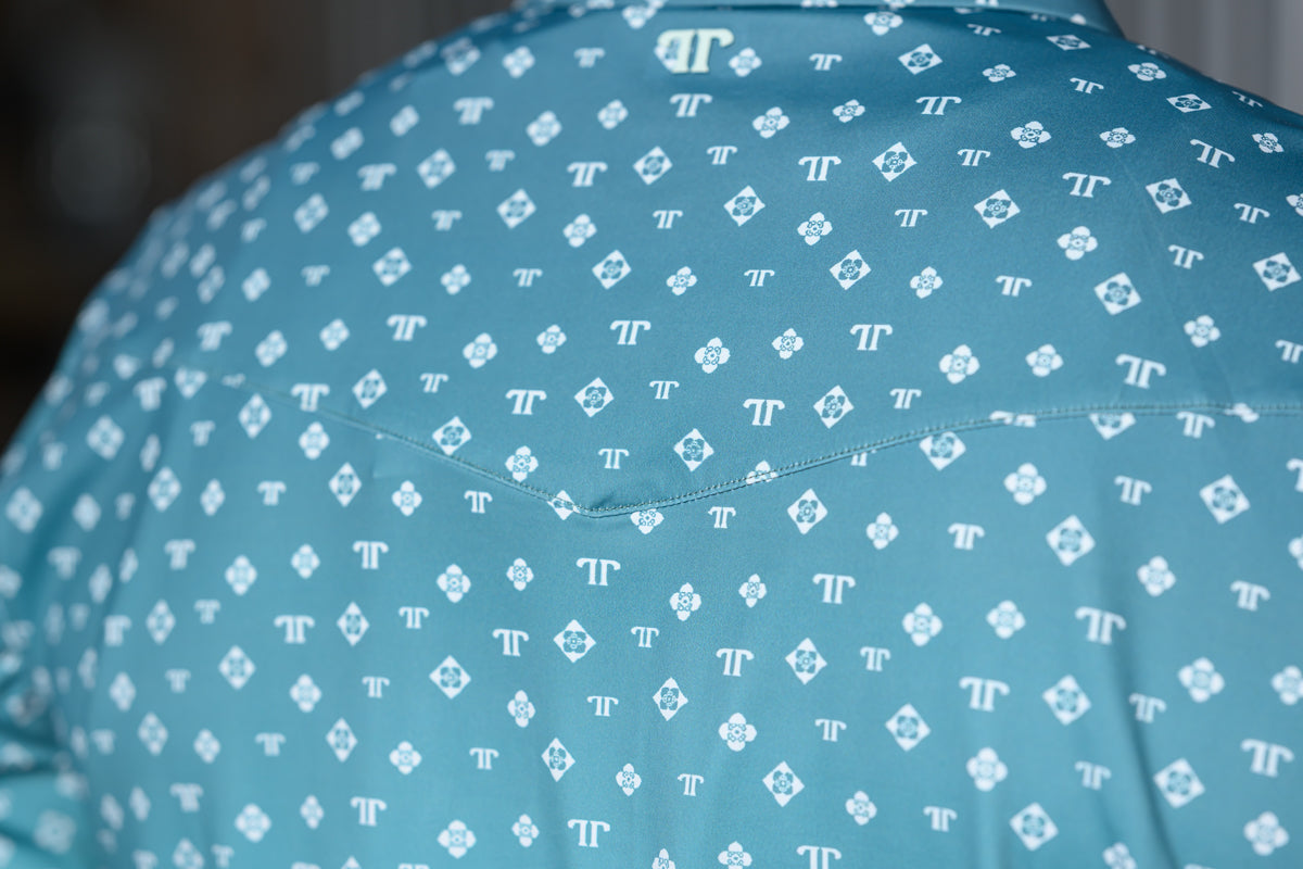 Ferrell Brand Risalvato Pearl Snap Polo Shirt