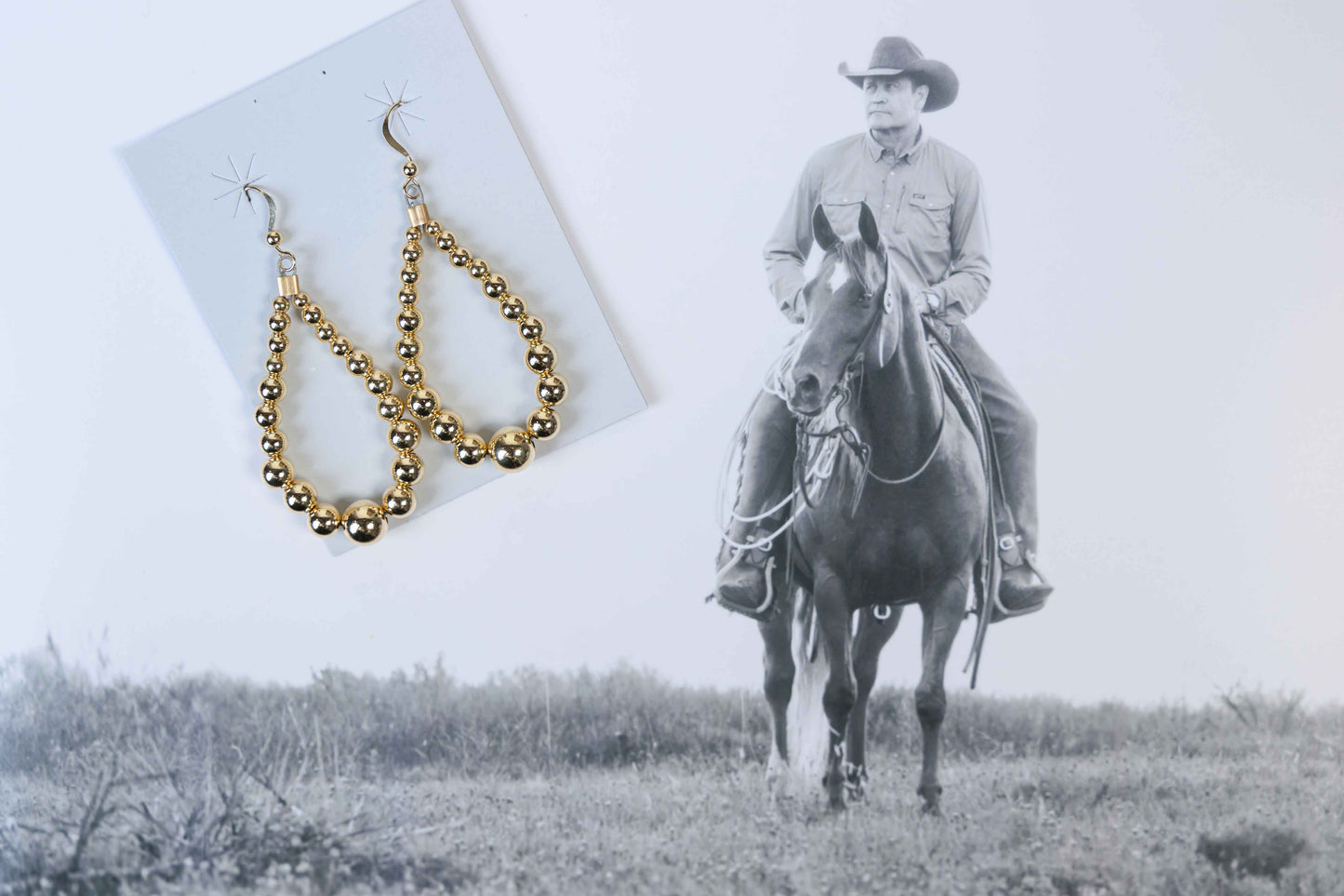 Gold Filled Bead Earring