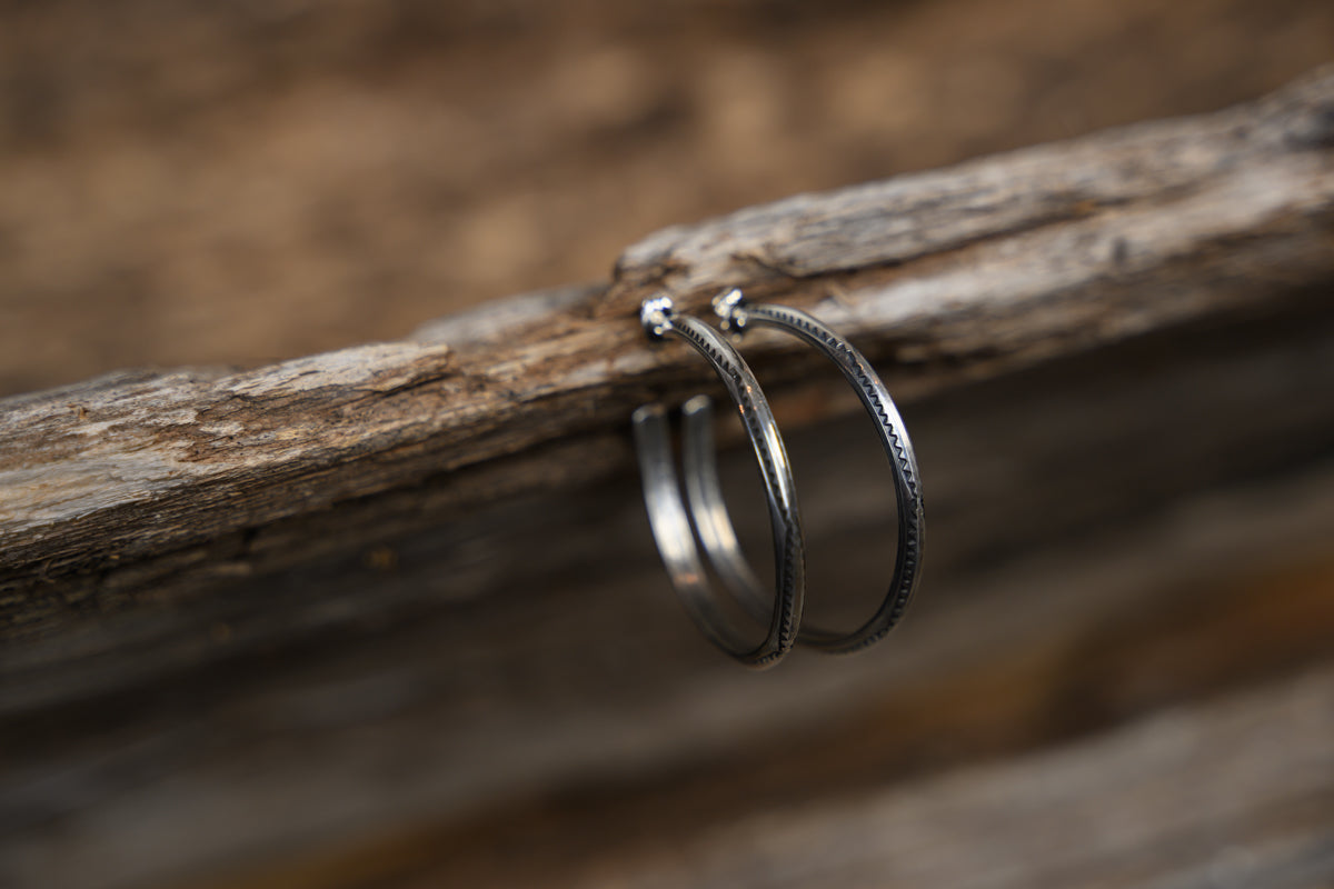 Earring SS Large Hoop