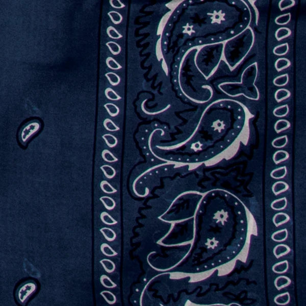 Wyoming Traders 20" Navy Silk Bandana Scarf