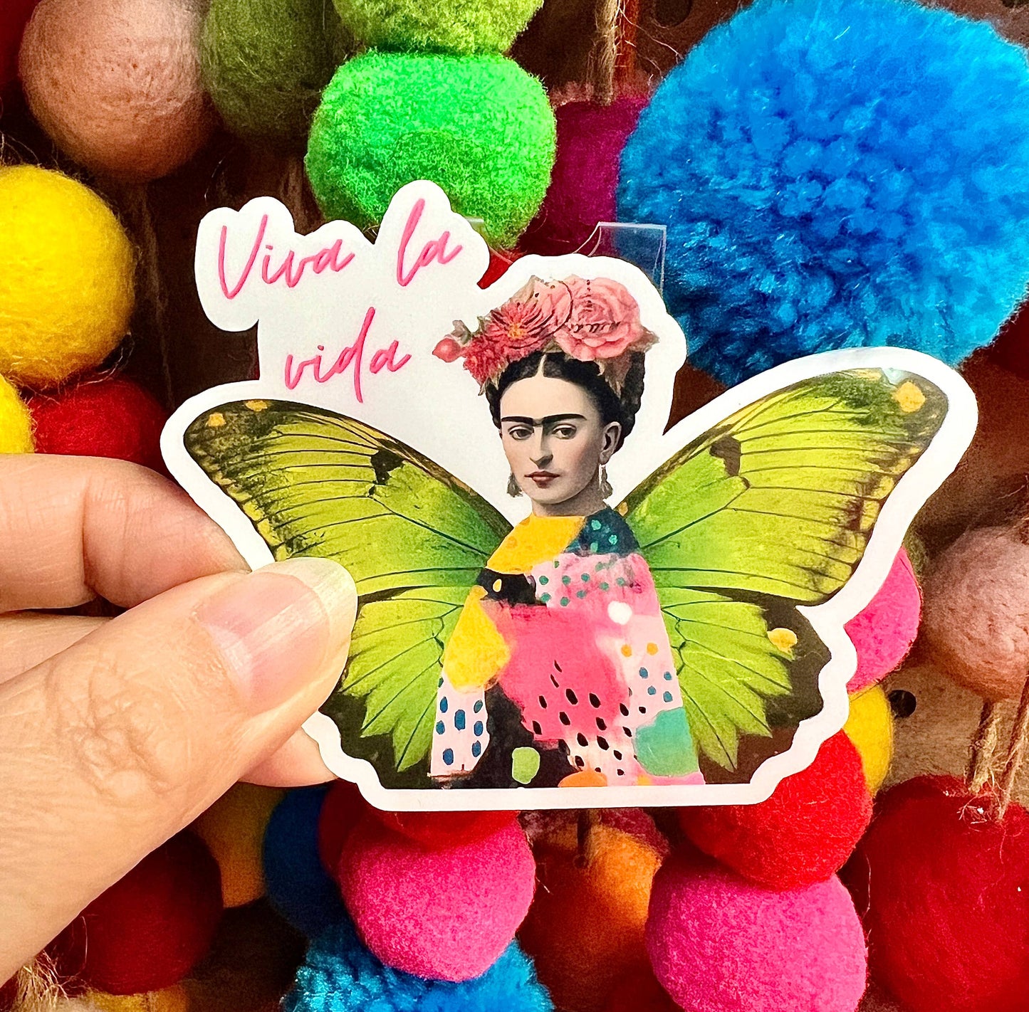 Frida "Viva La Vida" Wings Sticker