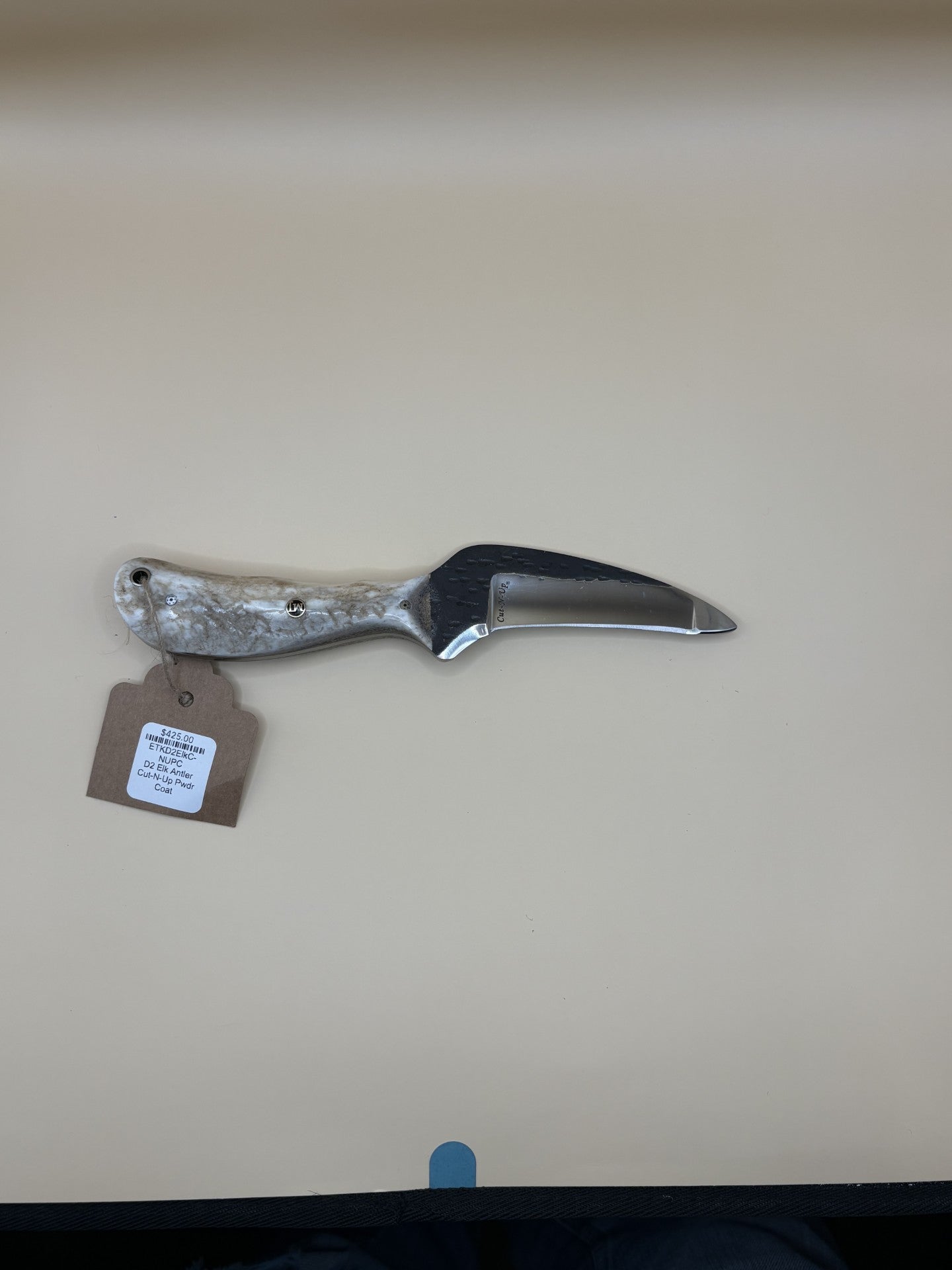 STS Ranch x Exotic Texas Knives D2 Cut-N-Up Powder-Coated Elk Antler Handmade Knife