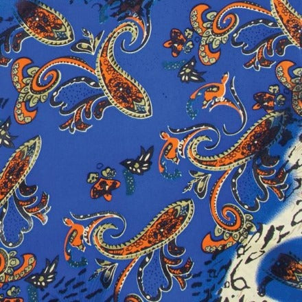 34.5x34.5 #12 Peacock Charmeuse Silk Scarf