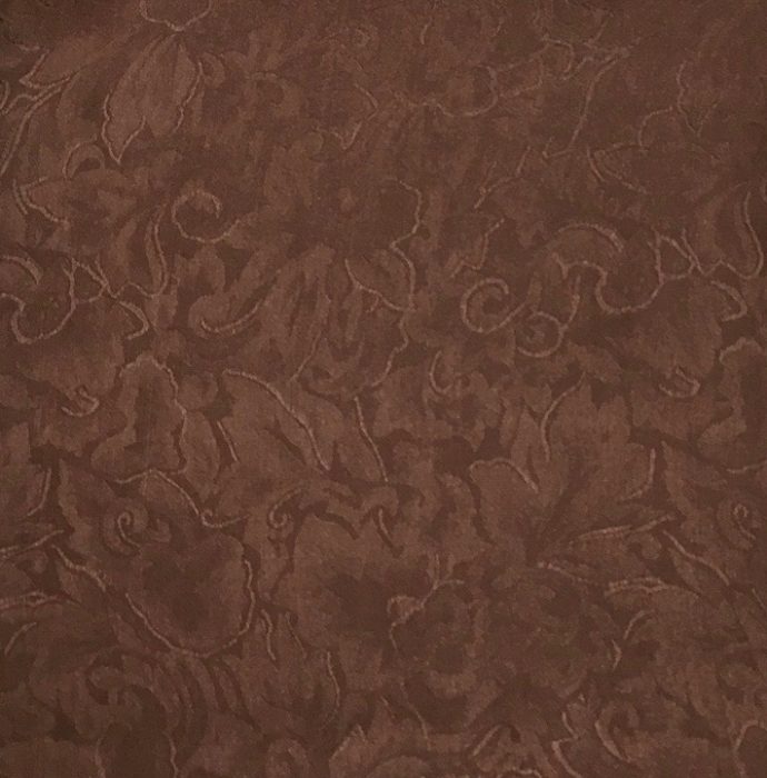 Chocolate Jacquard Silk Scarf