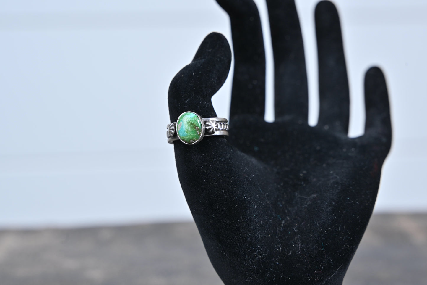 Adjustable Sonoran Turquoise Ring – Sterling Silver