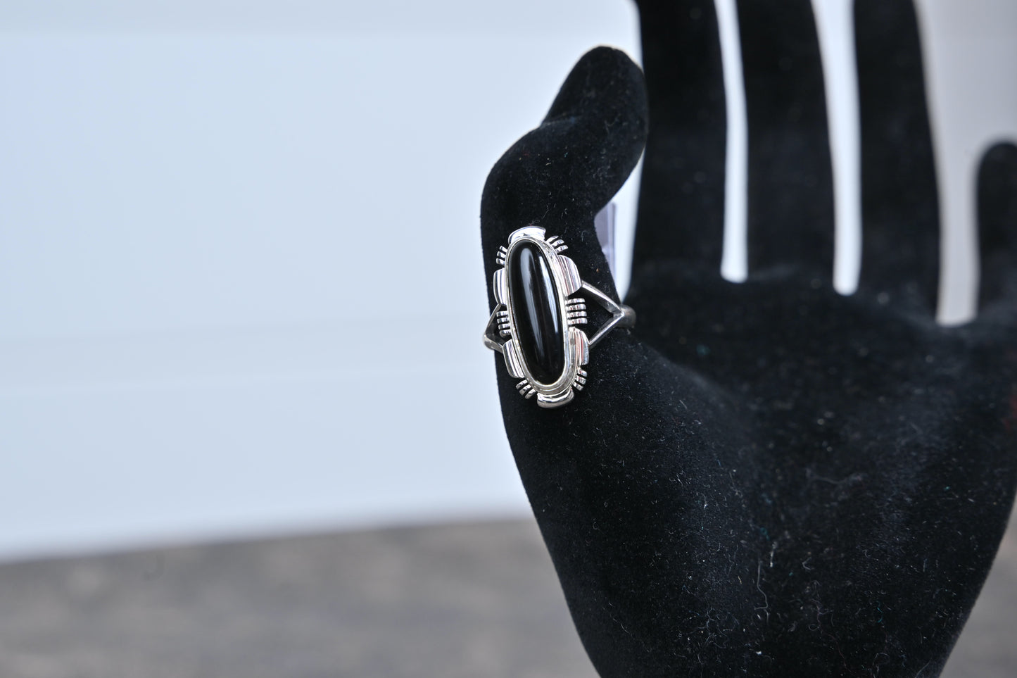 Black Onyx Ring – Sterling Silver