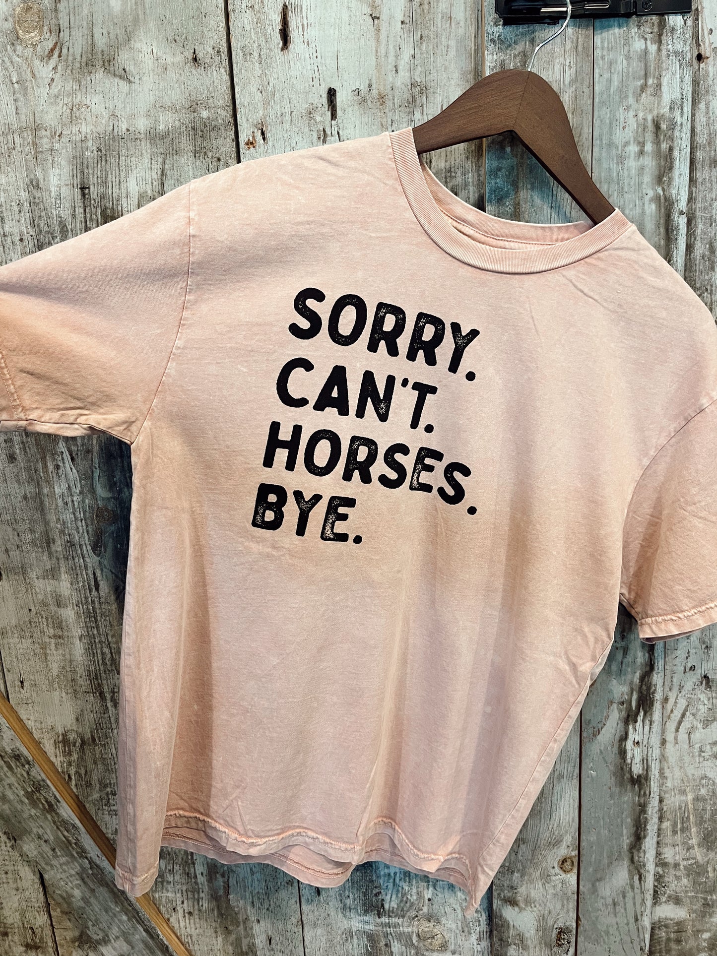 Sorry Can't Horses T-Shirt