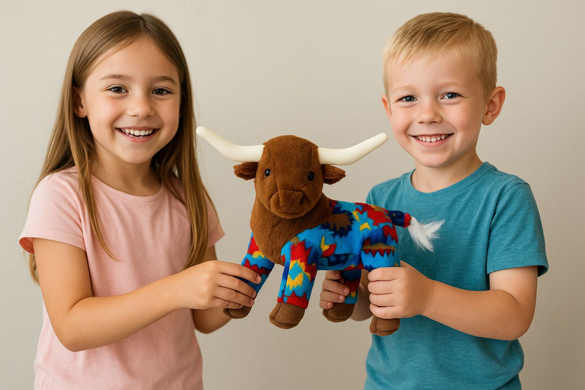 Nativo Plush Longhorn Cow Stuffed Animal