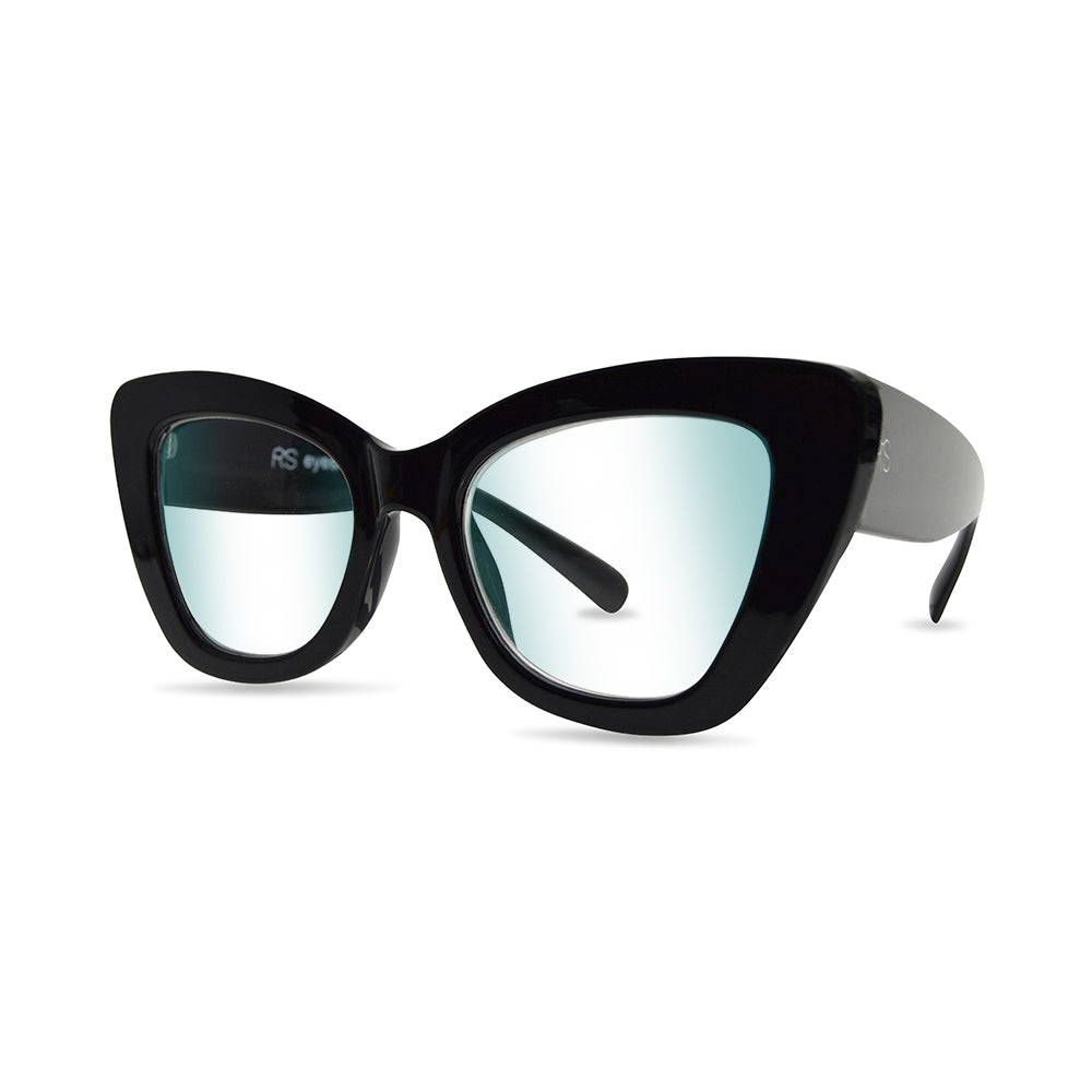 RS Eyeshop Black Progressive Reader Glasses – Stylish Reading Glasses