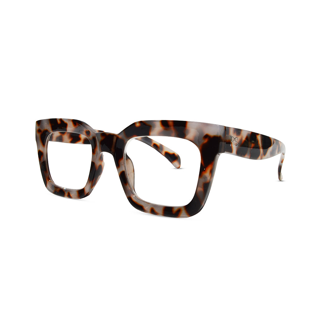 RS Eyeshop Beige Reader Glasses – Stylish Square Reading Glasses
