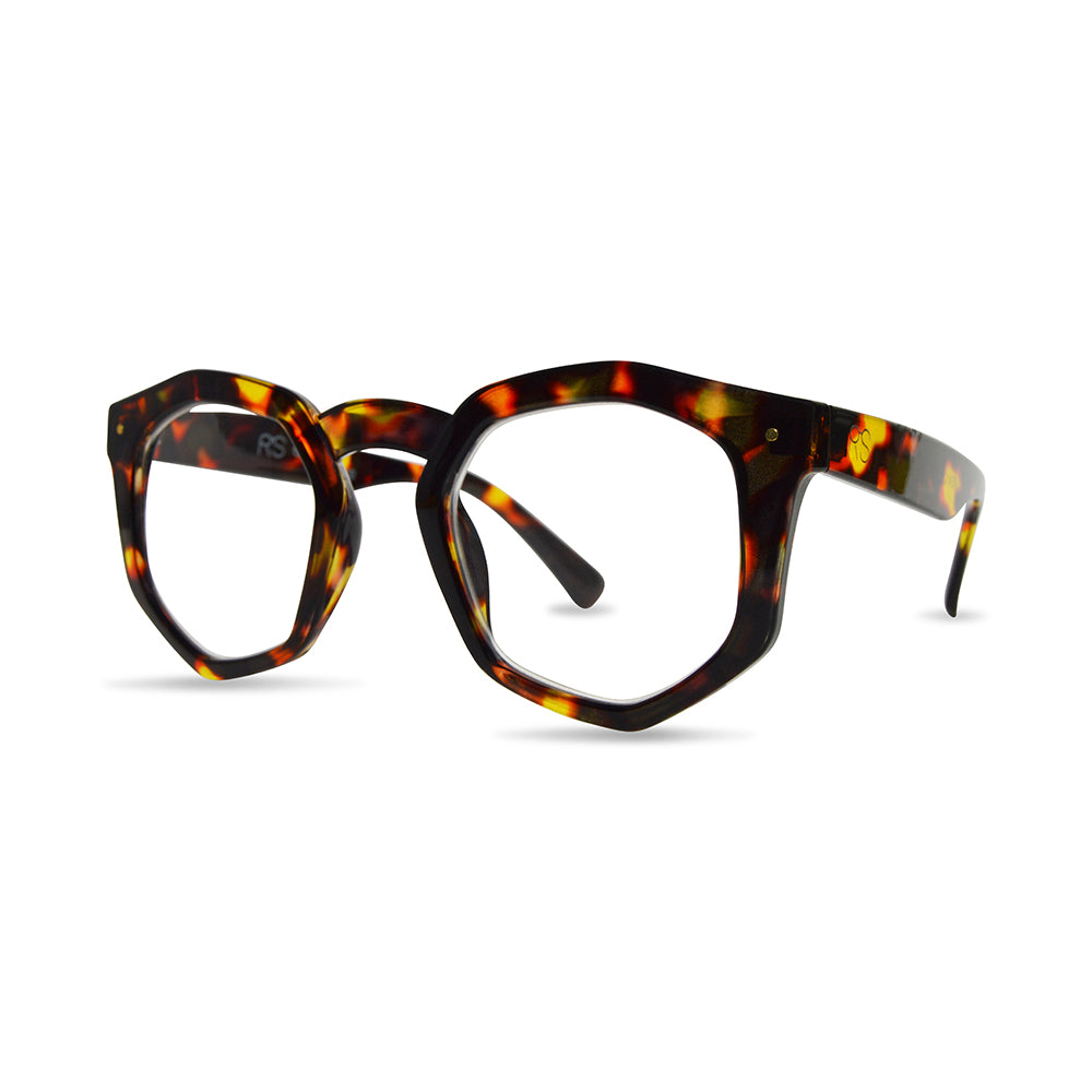 RS Eyeshop Tortoise Reader Glasses – Stylish Round Reading Glasses