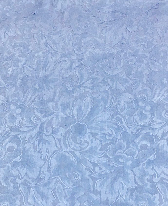 Slate Blue Jacquard Silk Scarf