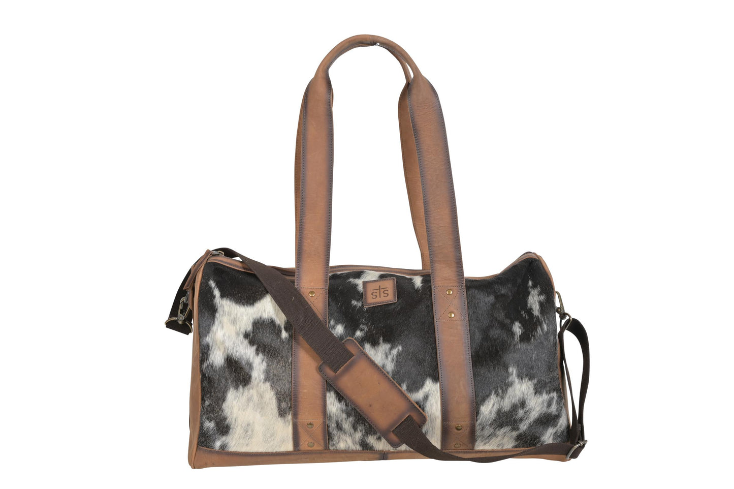 Cowhide Saltillo Duffle