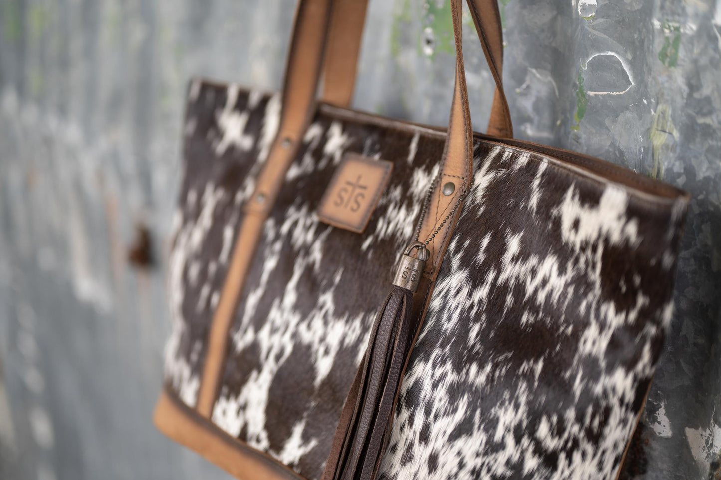 Cowhide Cheyenne Tote