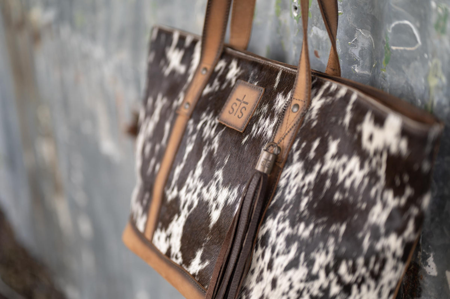 Cowhide Cheyenne Tote
