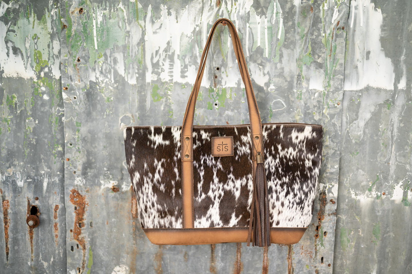 Cowhide Cheyenne Tote