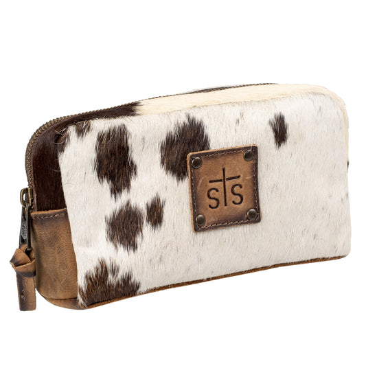 Cowhide Bebe Cosmetic Bag