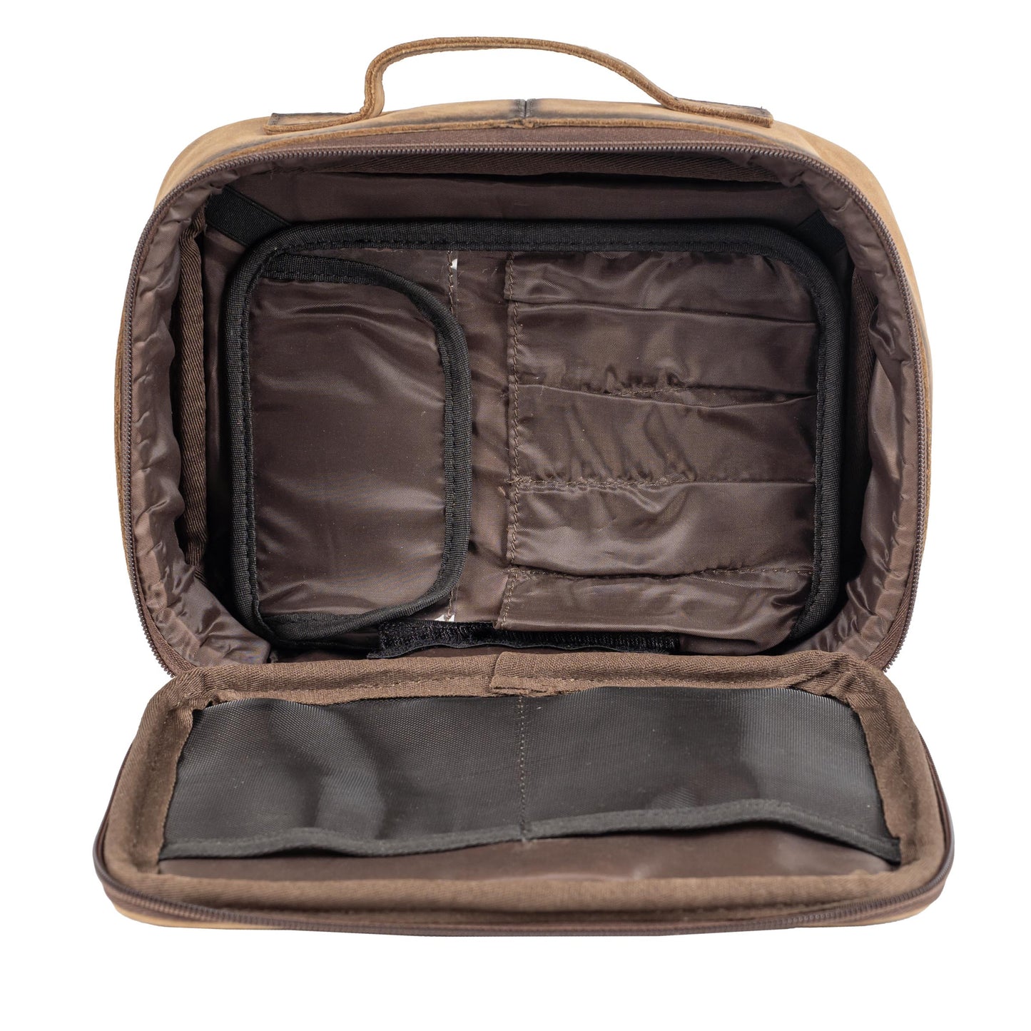 Cowhide Yukon Makeup Organizer