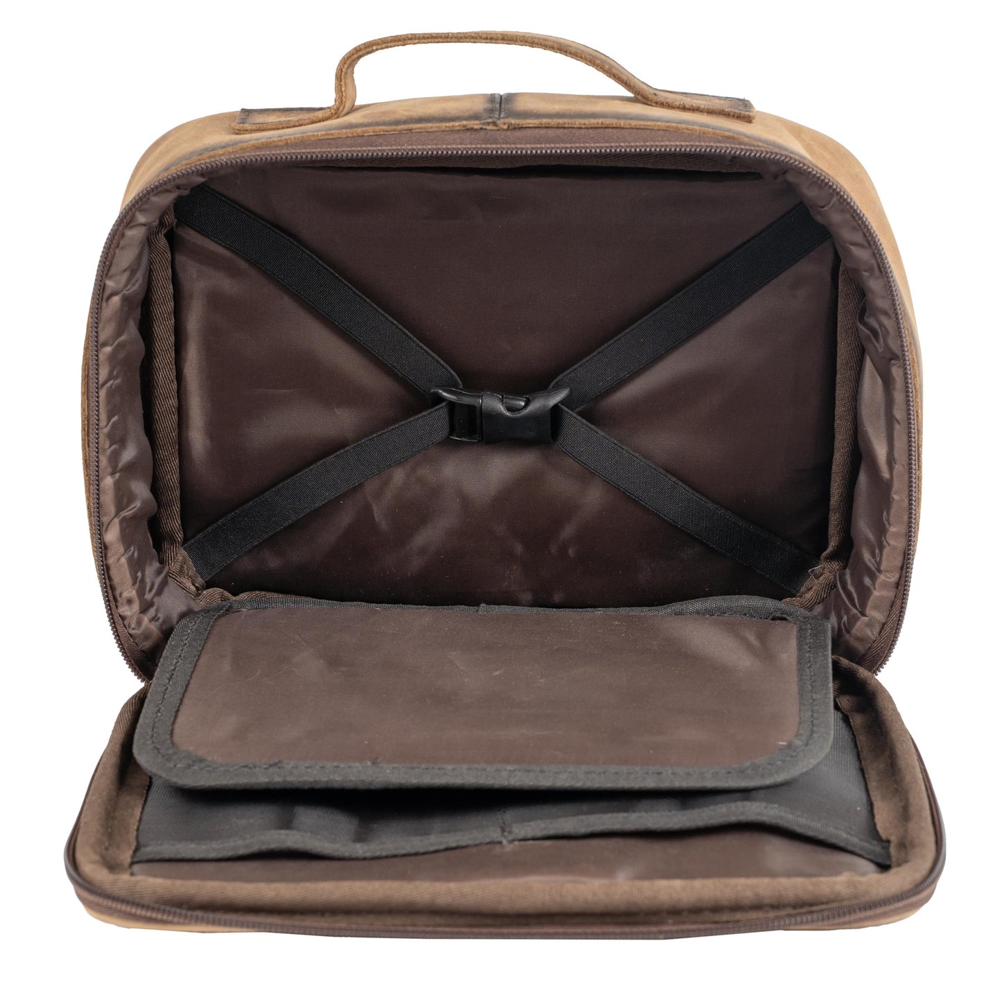 Cowhide Yukon Makeup Organizer