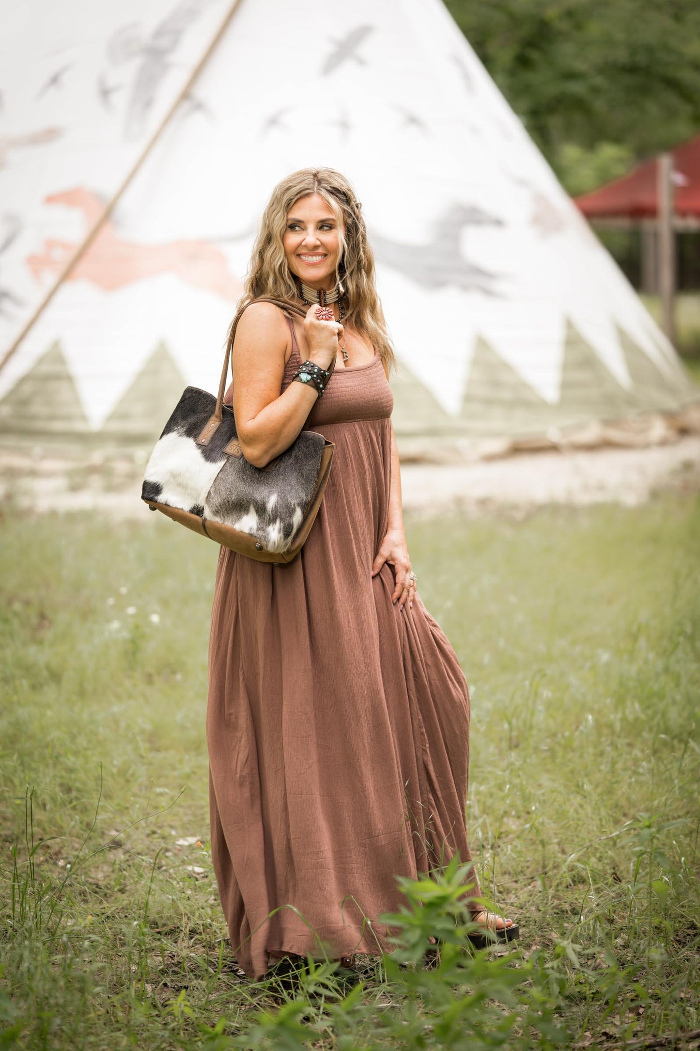Cowhide Josie Tote