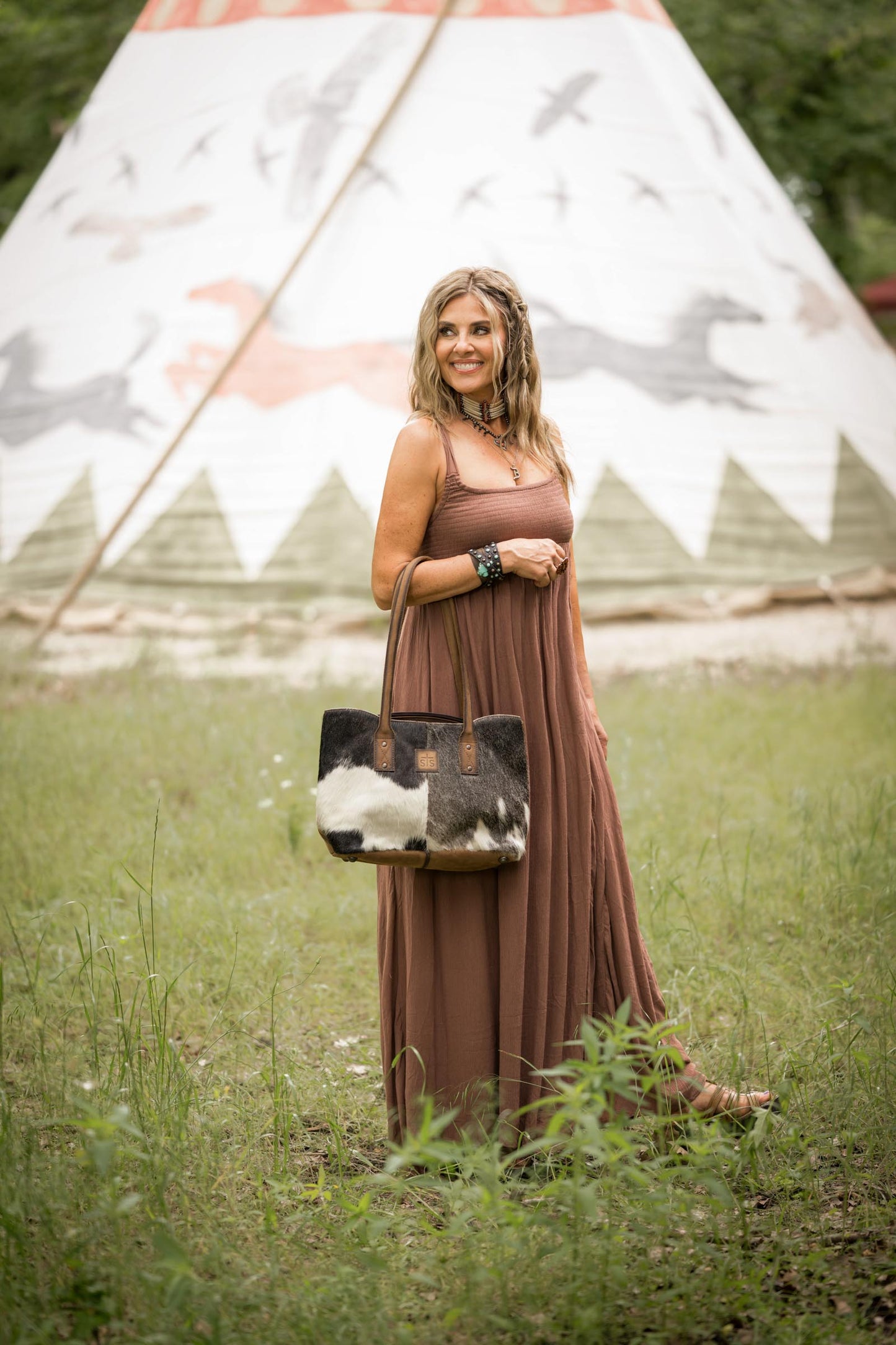 Cowhide Josie Tote