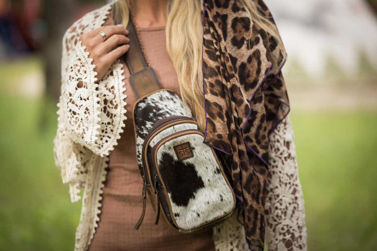 Cowhide Sojourner Sling
