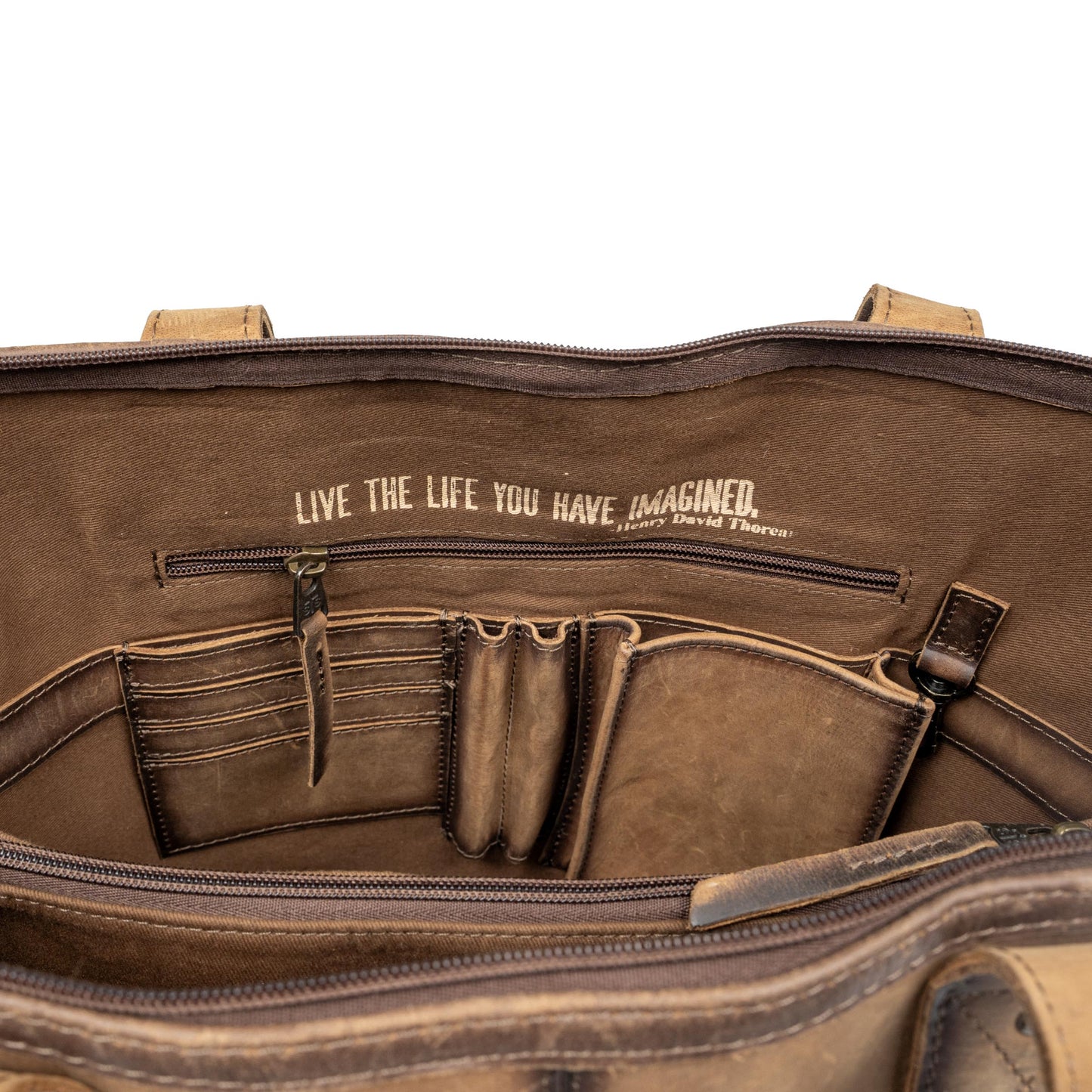 Cowhide Laptop Shopper