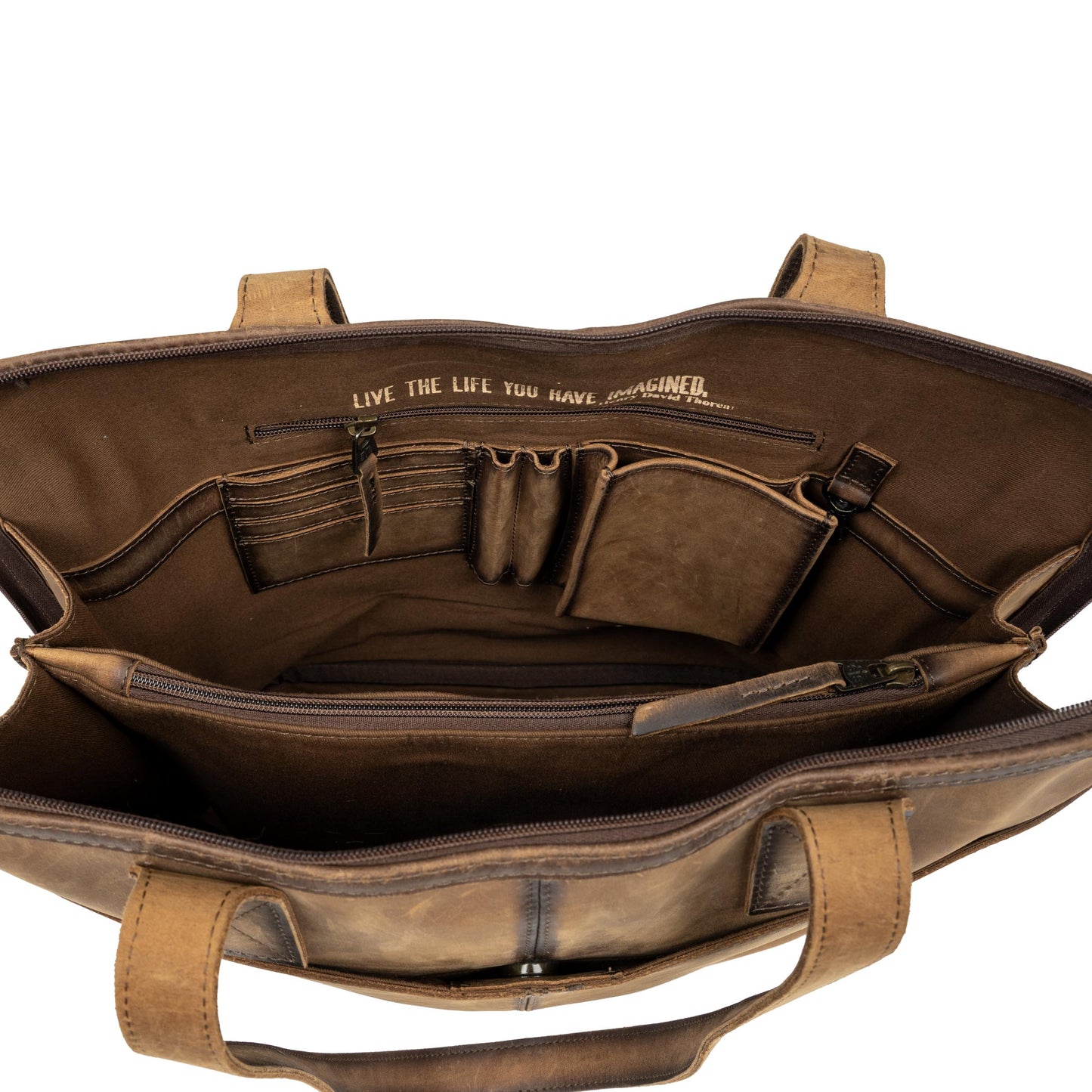 Cowhide Laptop Shopper