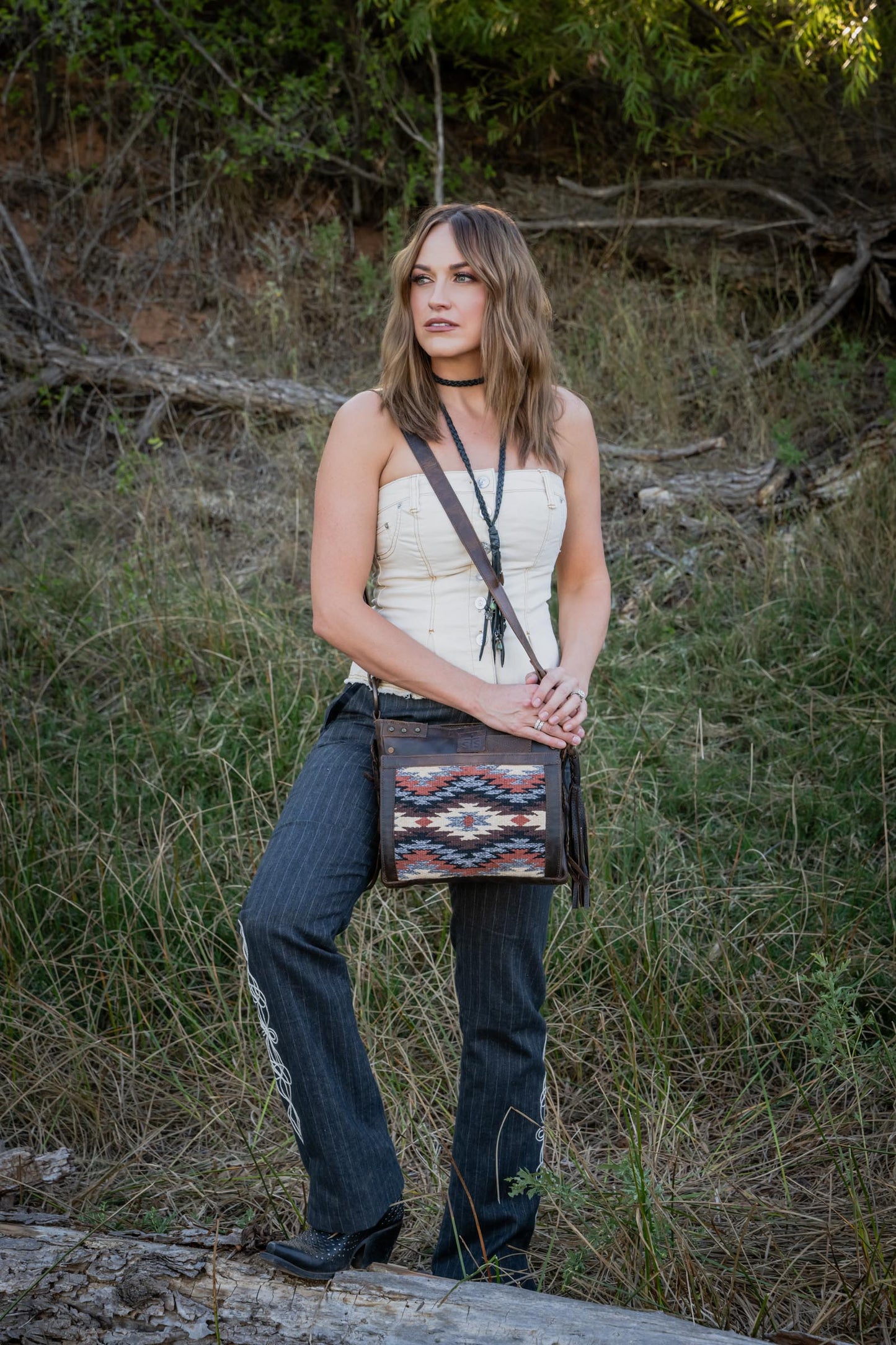 Guadalupe Serape Olivia Crossbody
