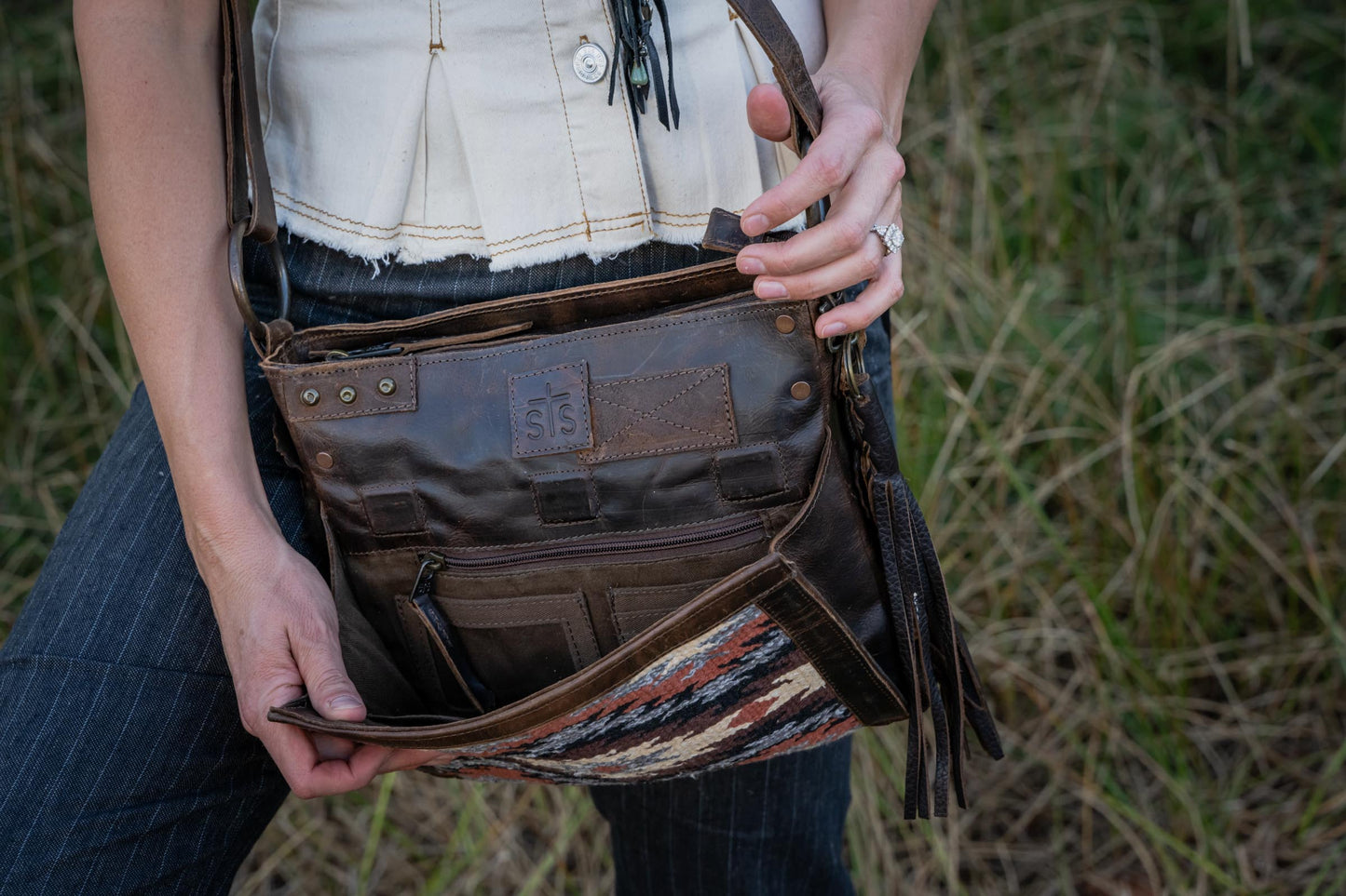 Guadalupe Serape Olivia Crossbody