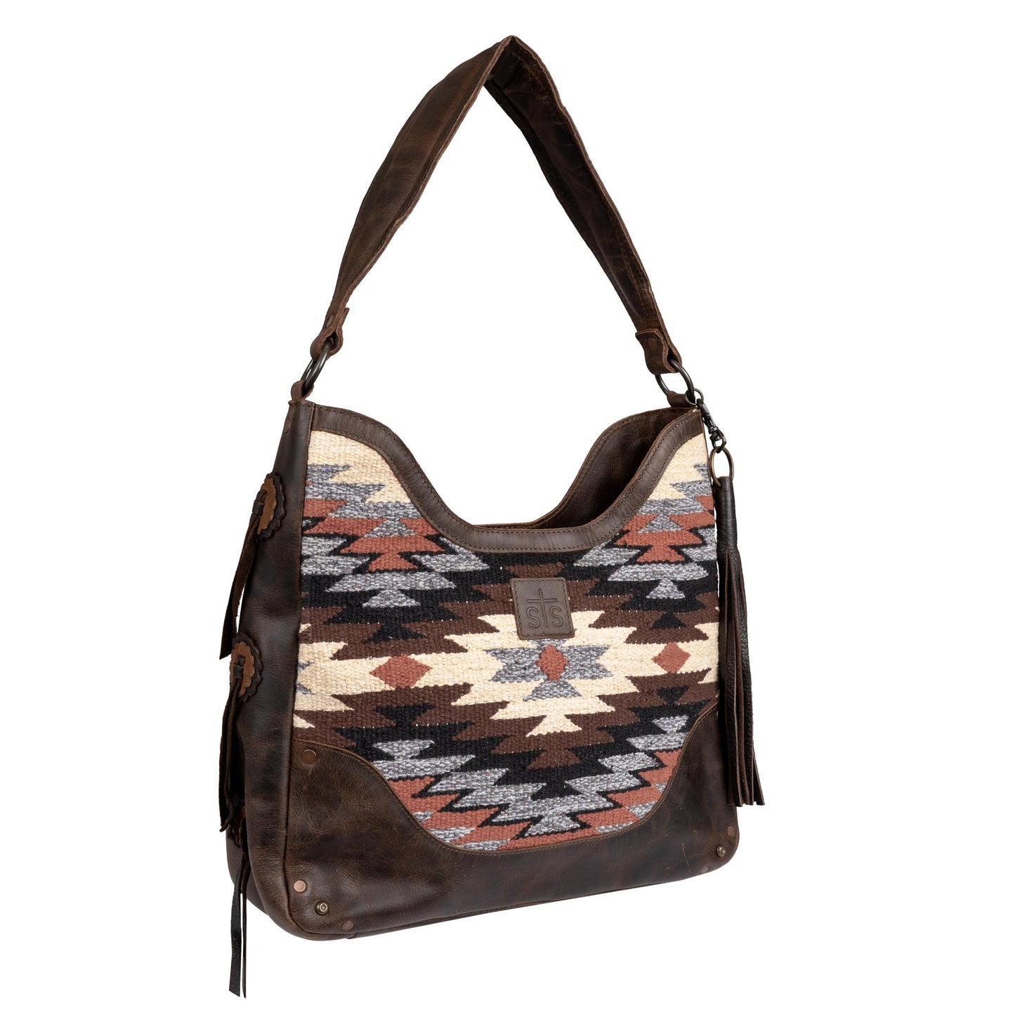 Guadalupe Serape Hobo Bag
