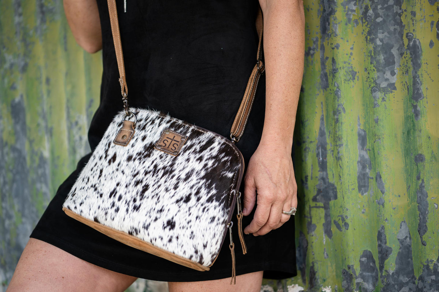 Cowhide Weezy Crossbody