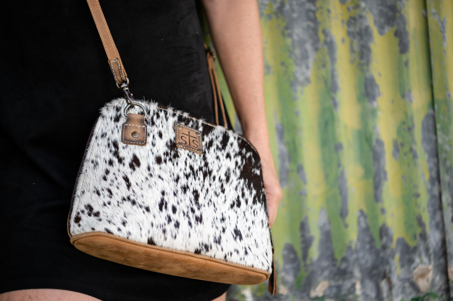 Cowhide Weezy Crossbody