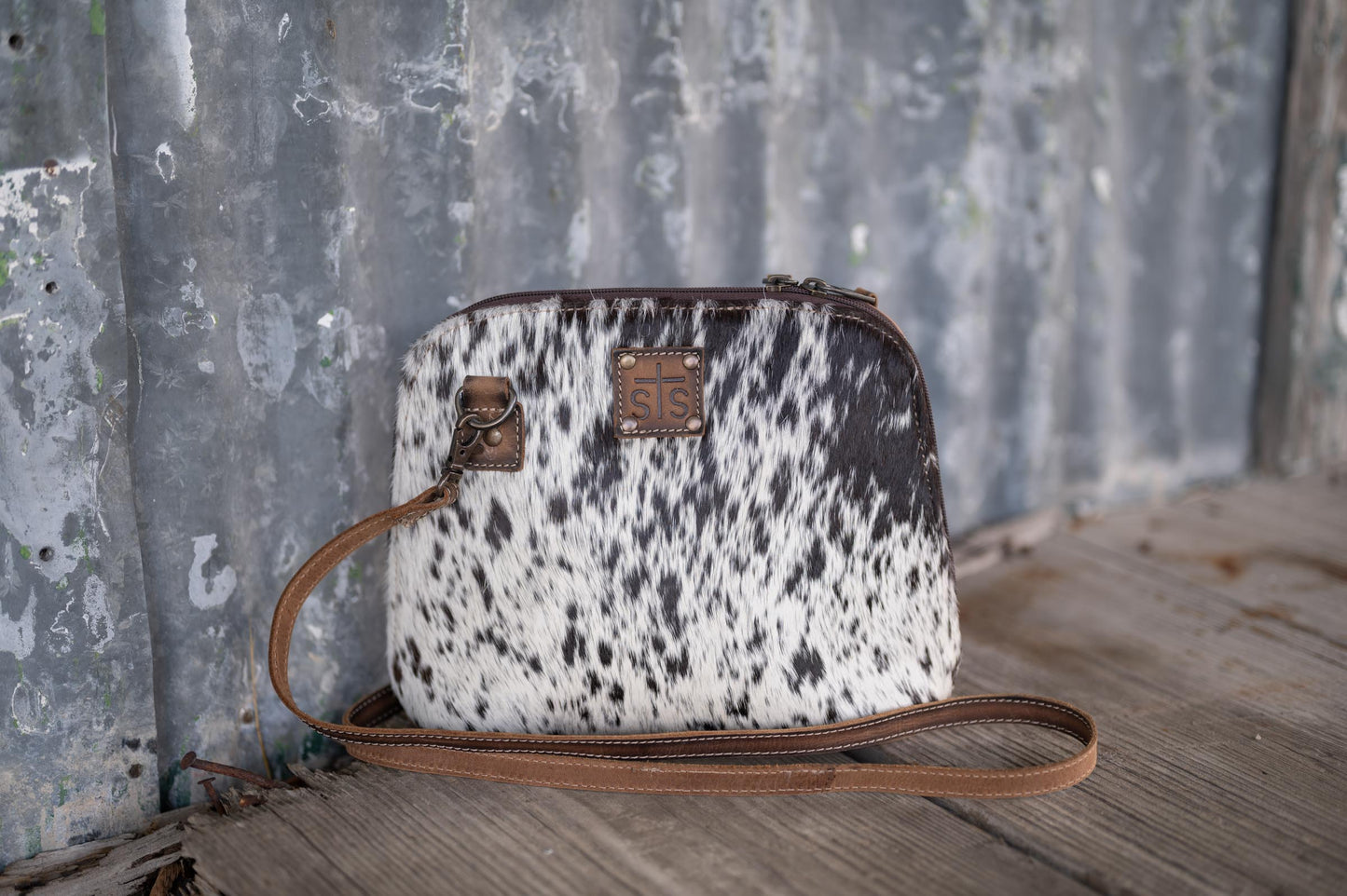 Cowhide Weezy Crossbody