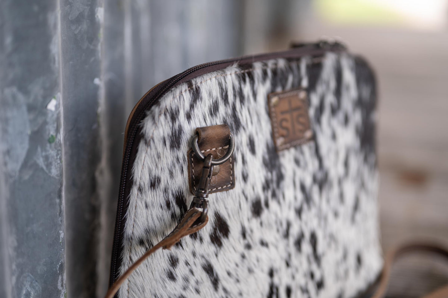 Cowhide Weezy Crossbody