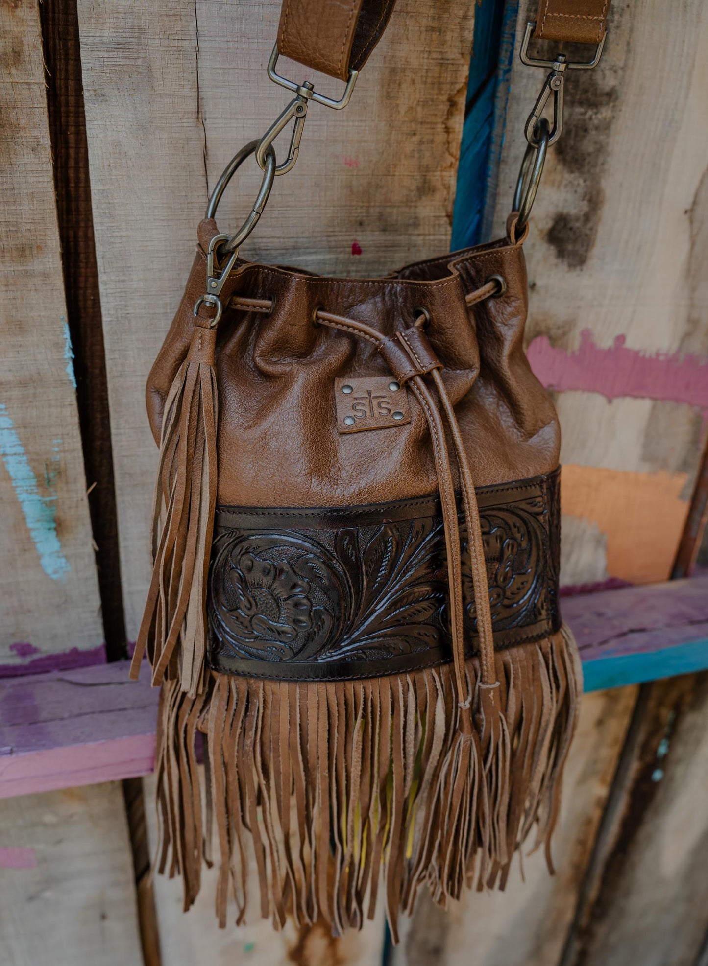 Boho Cowgirl Bucket Bag