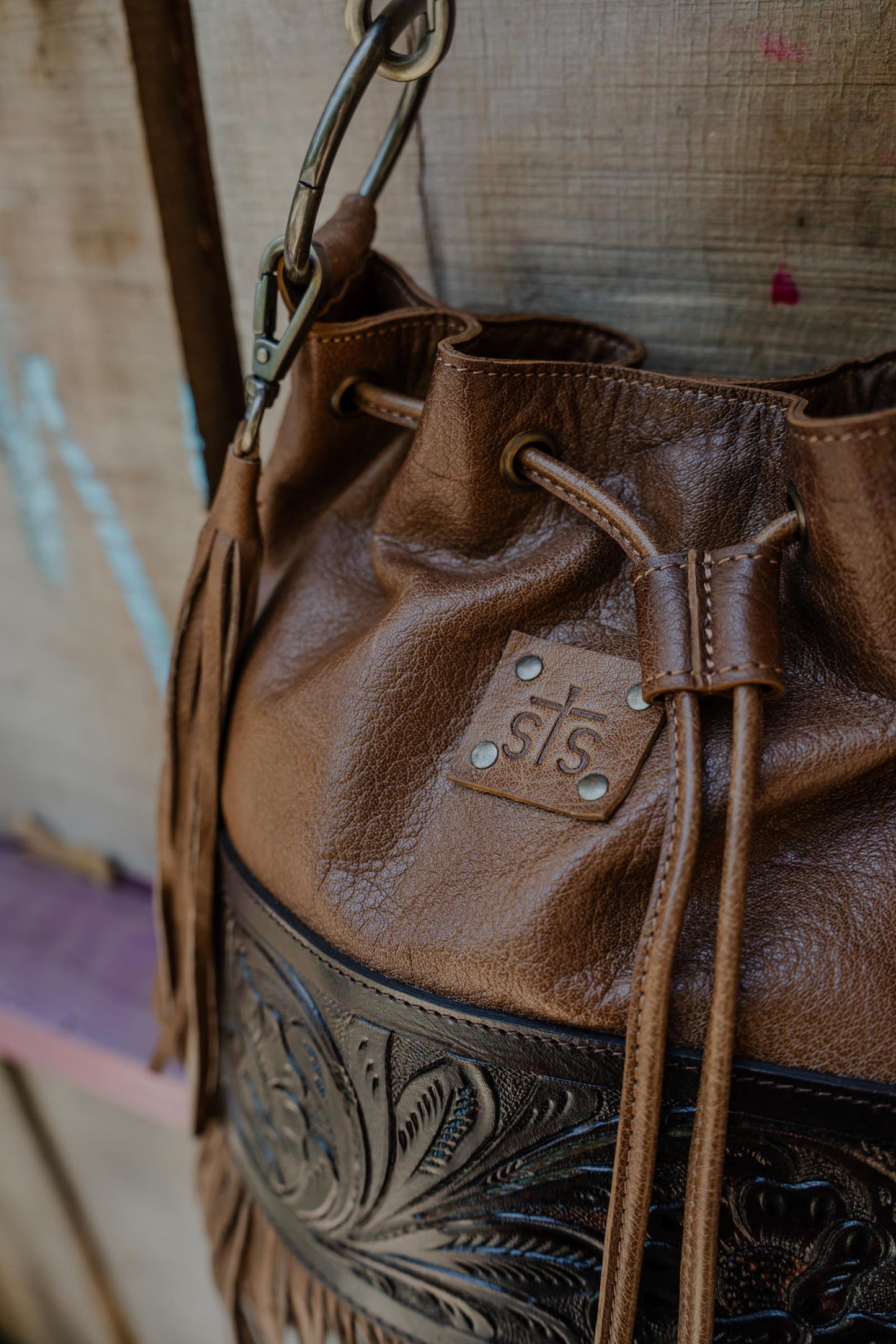 Boho Cowgirl Bucket Bag