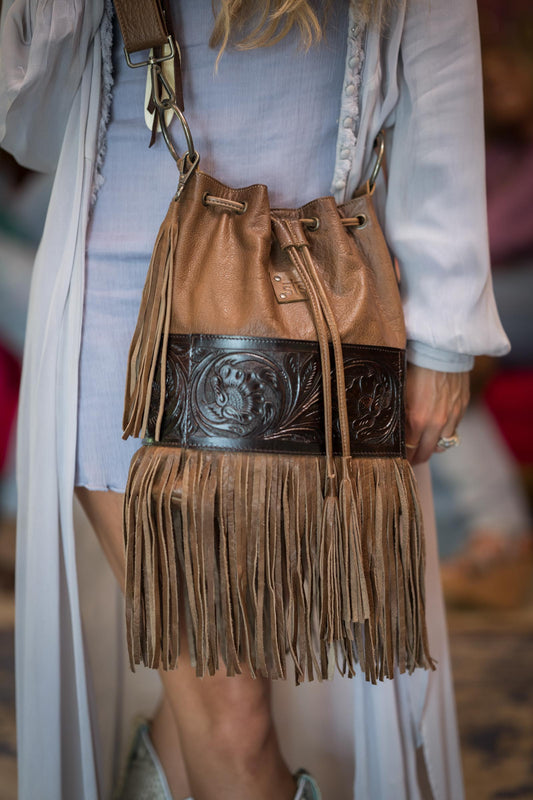 Boho Cowgirl Bucket Bag