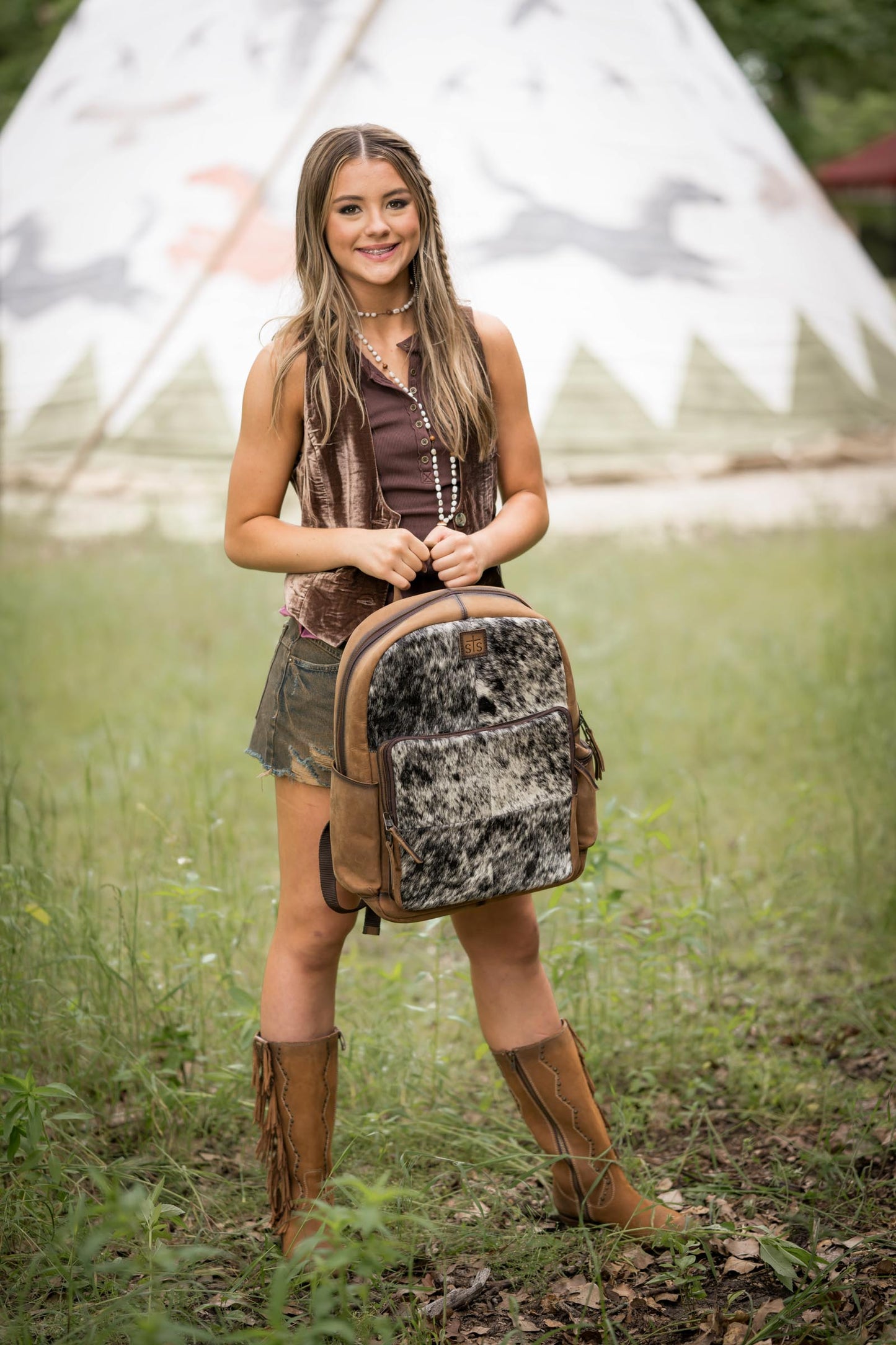 Cowhide Whitness Backpack