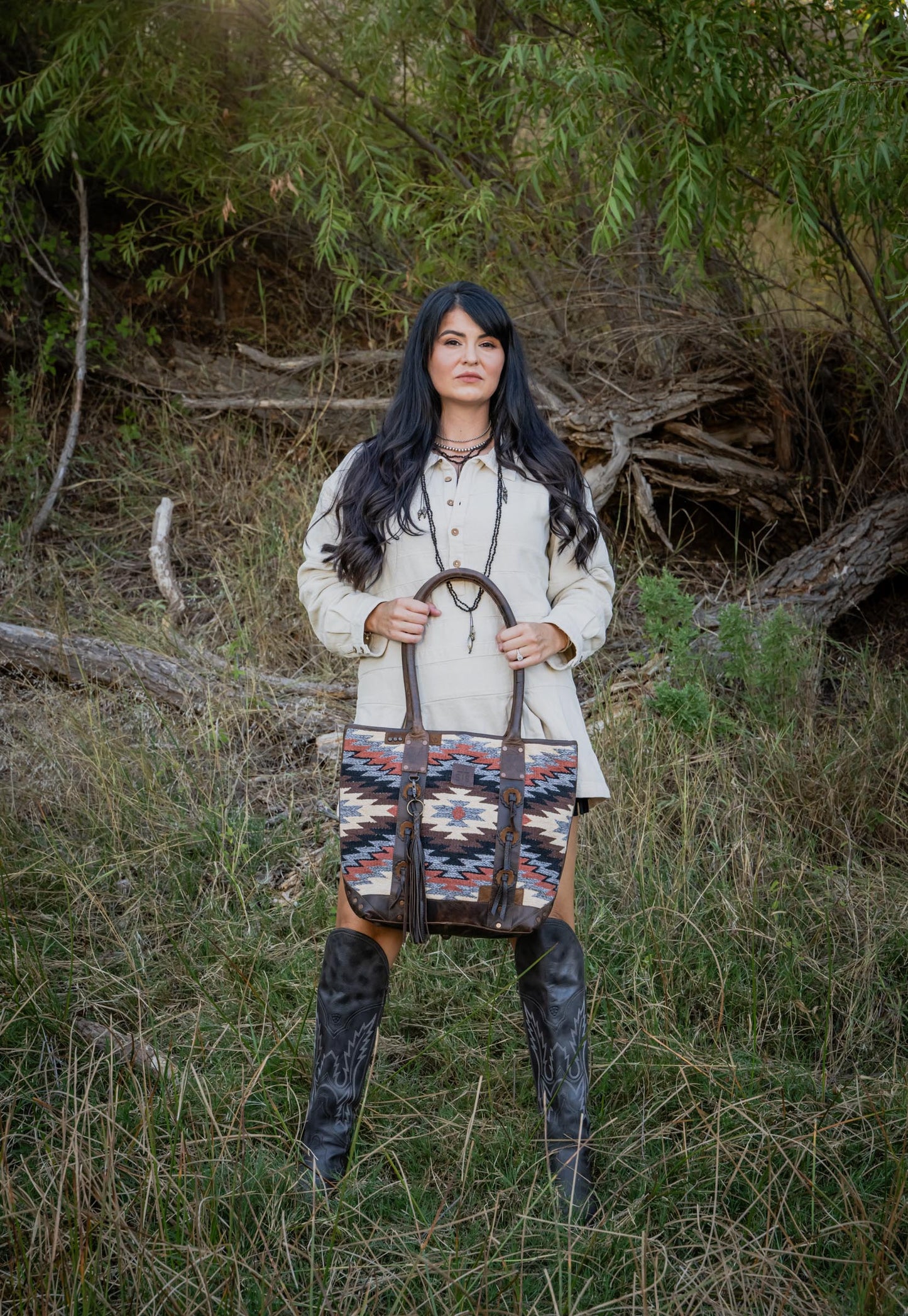 Guadalupe Serape Palomino Tote